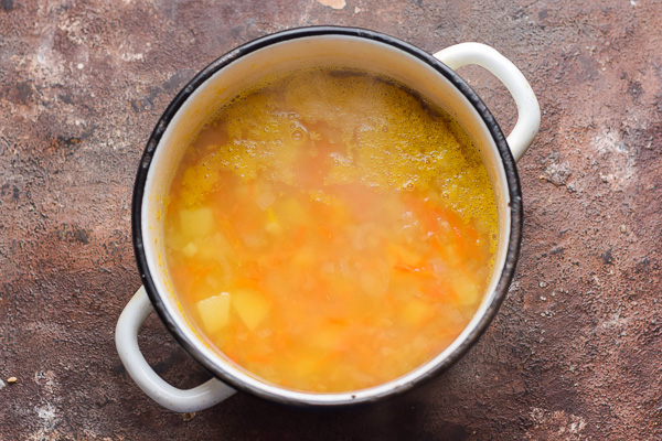 гороховый суп-пюре рецепт фото 8